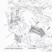 CHASSIS, ENGINE AND REAR DRIVELINE MOUNTING
