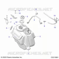FUEL SYSTEM, FUEL TANK ASM.