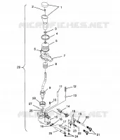 GEAR SELECTOR 6X6 400L NORWEGIAN N958740 (4930273027D009)