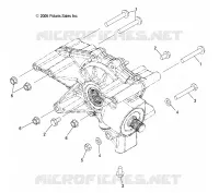 GEARCASE MOUNTING, REAR