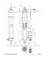 SUSPENSION, REAR SHOCK TRACK (1543574)