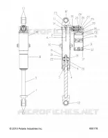 SUSPENSION, REAR SHOCK TRACK, HI LO ADJ.