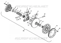DRIVE CLUTCH WIDETRAK LX 0982065 AND EUROPEAN WIDETRAK LX E982065 (4943884388B014)