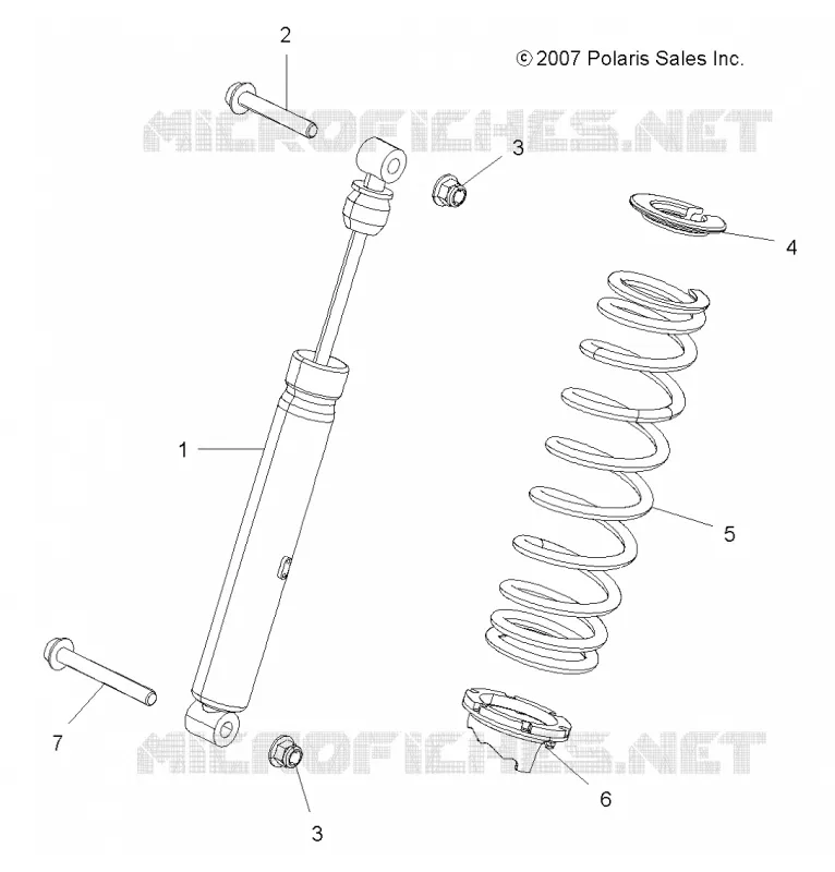 SUSPENSION, REAR SHOCK