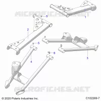 REAR SUSPENSION CONTROL ARMS