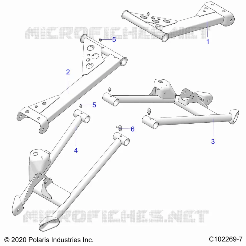 REAR SUSPENSION CONTROL ARMS