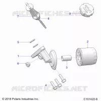 OIL FILTER AND DIPSTICK