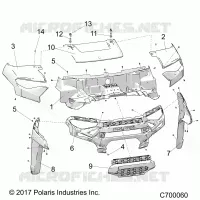 HOOD AND FRONT FACIA