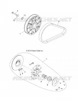 DRIVE TRAIN, CLUTCH, SECONDARY