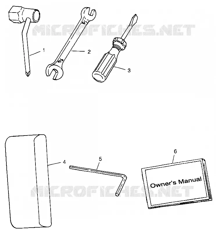TOOL KIT    SLTX B974590 AND INTL. SLTX I974590 (4941214121B012)