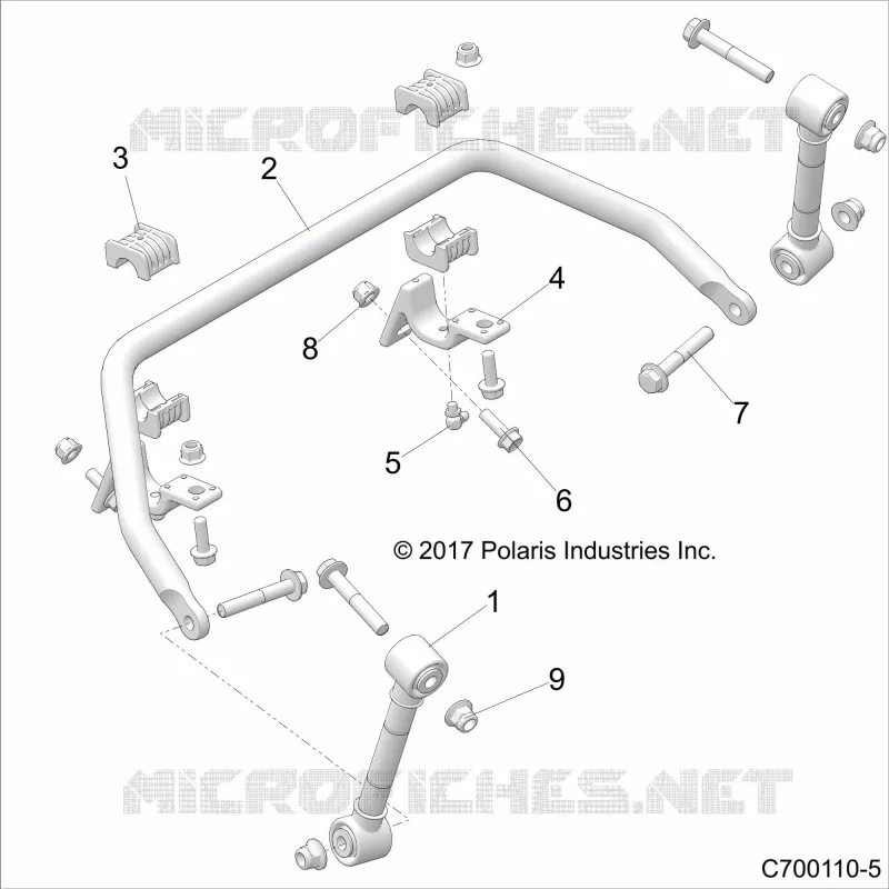 SUSPENSION, FRONT STABILIZER BAR- Z21S1E99AR/BR (C700110-5)