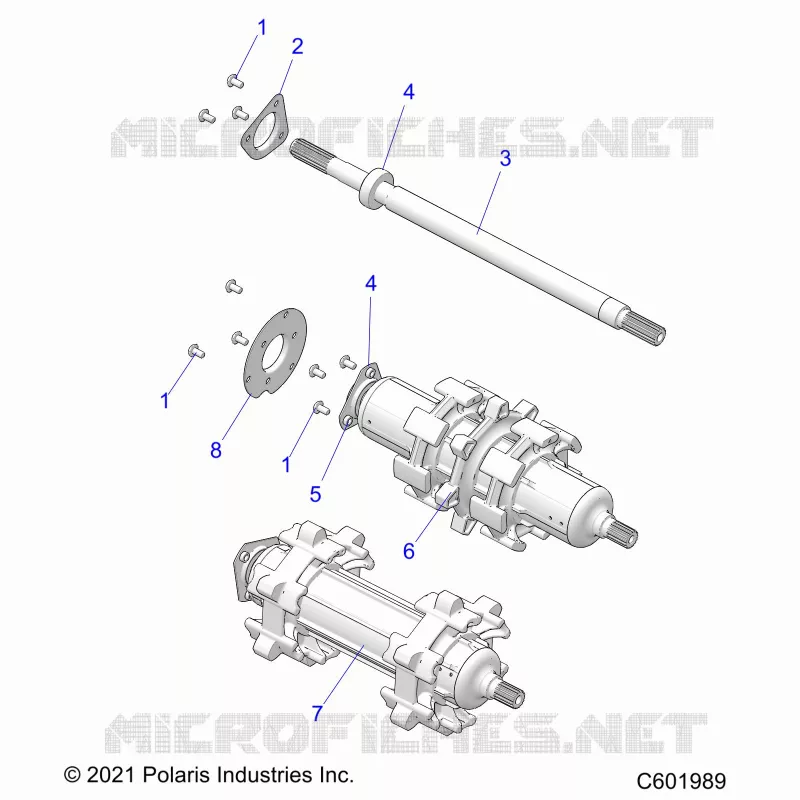 DRIVE TRAIN, JACKSHAFT AND DRIVE SHAFT