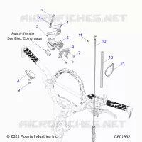 ENGINE, THROTTLE CONTROL ASM.