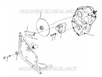 RIGHT GEARCASE   BRAKE MOUNTING (4915951595034A)
