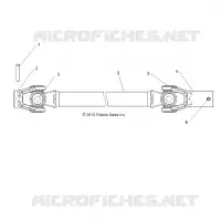 DRIVE TRAIN, FRONT PROP SHAFT
