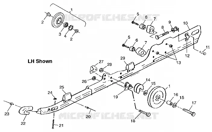 RAIL MOUNTING (SUSPENSION)