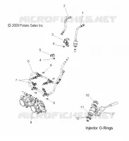 FUEL SYSTEM, RAIL, LINES AND THROTTLE  BODY
