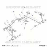 SUSPENSION, FRONT STABILIZER BAR