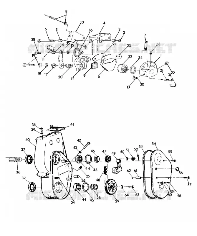 BRAKE   CHAINCASE ALL SWEDISH SNOWMOBILES LESS SUPERTRAK, WIDETRAK   LITE (4922482248001A)