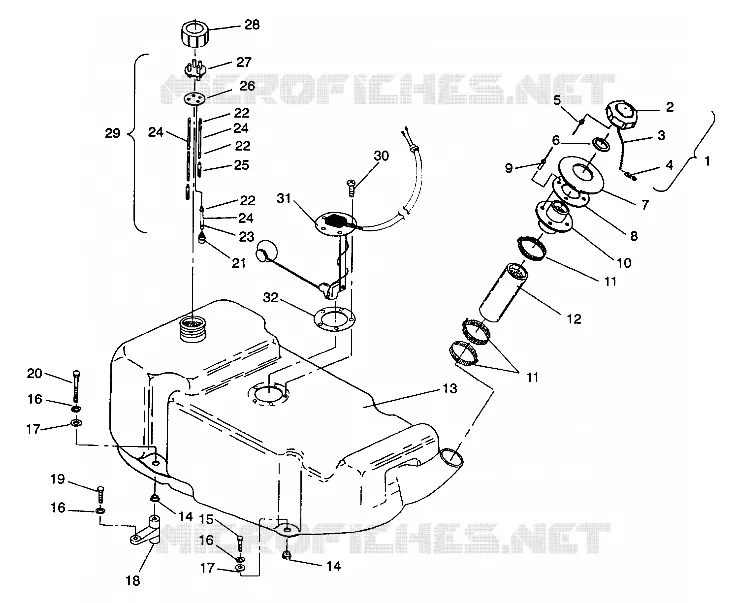 FUEL TANK SL 650 B944058 (4926992699005A)