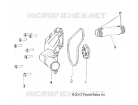 ENGINE, WATERPUMP IMPELLER AND COVER
