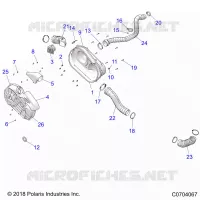 DRIVE TRAIN, CLUTCH COVER AND DUCTING