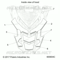 BODY, HOOD FOAM/FIBER