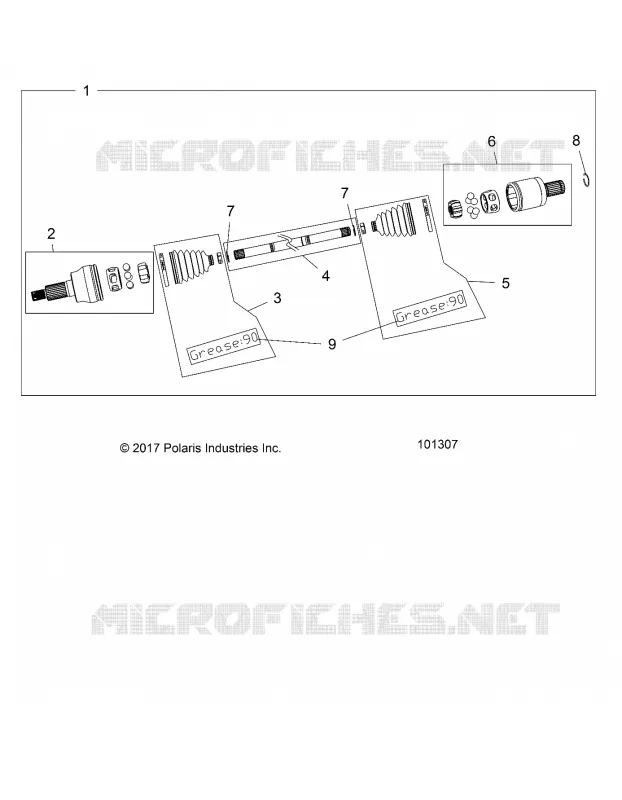 DRIVE TRAIN, DRIVE SHAFT, FRONT
