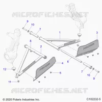 SUSPENSION, A-ARM AND STRUT MOUNTING