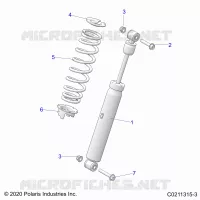 SUSPENSION, REAR SHOCK