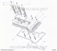 ENGINE, VALVE COVER & SPARK PLUGS