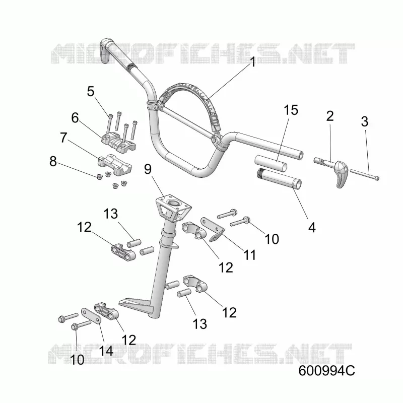 STEERING, HANDLEBAR MOUNTING