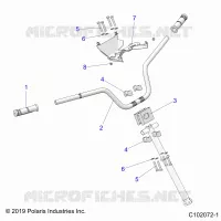 STEERING, HANDLEBAR AND CLAMPS