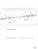 DRIVE TRAIN, REAR HALF SHAFT