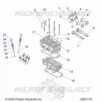 ENGINE, CYLINDER/CYLINDER HEAD ASM.