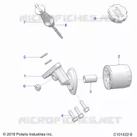 OIL FILTER AND DIPSTICK