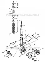 FRONT STRUT    XPLORER 300 W98CC28C (4945264526B006)