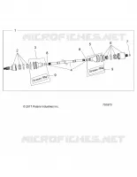 DRIVE TRAIN, REAR HALF SHAFT