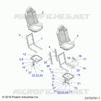 SEAT ASM. AND SLIDER