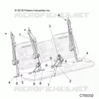 SEAT BELT AND MOUNTING