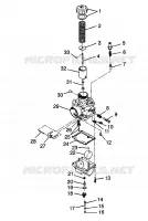 CARBURETOR TRAIL RMK 0980961 (4942214221C008)