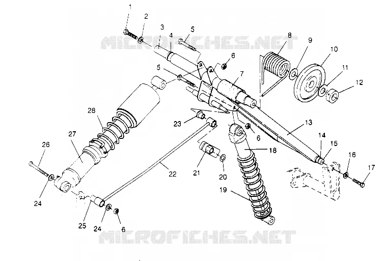 REAR TORQUE ARM  RXL 0956768 (4930783078B013)