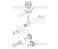 CRANKSHAFT AND PISTON