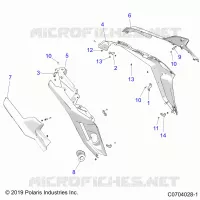 REAR BODYWORK FENDERS