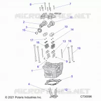 ENGINE, CYLINDER HEAD, CAMS AND VALVES