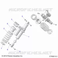 REAR SUSPENSION SHOCK MOUNTING