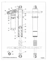 SUSPENSION, FRONT SHOCK INTERNALS