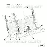 SEAT BELT AND MOUNTING