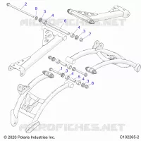 REAR SUSPENSION CONTROL ARM MOUNTING