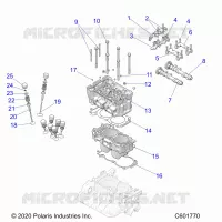 ENGINE, CYLINDER/CYLINDER HEAD ASM.
